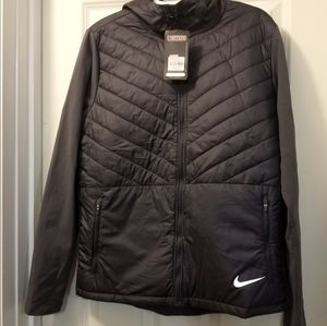 Nike Aerolayer Gray Hooded Jacket NWT Mens SZ M